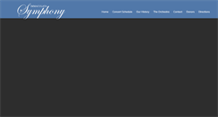 Desktop Screenshot of immaculatasymphony.org